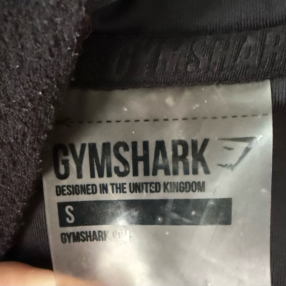 Gymshark Women’s Black Cropped Hoodie Full Zip Jacket! Small! - Picture 3 of 7